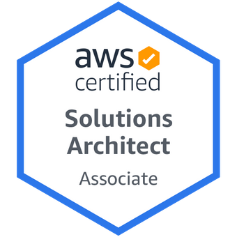 Amazon Web Services Solution Architect Associate badge