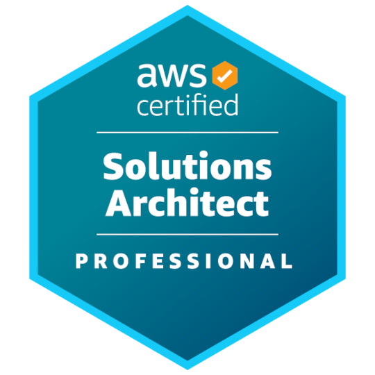 Amazon Web Services Solution Architect Professional badge